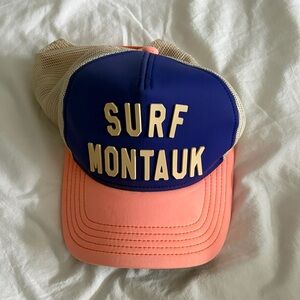 Surf Montauk Blue and Orange Cap